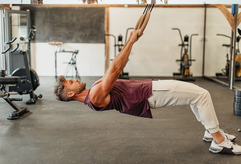 Lawrence working out at the gym